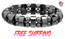 Magnetic Hematite Healing Stretchable Bracelet Hematite Therapy Bracelet