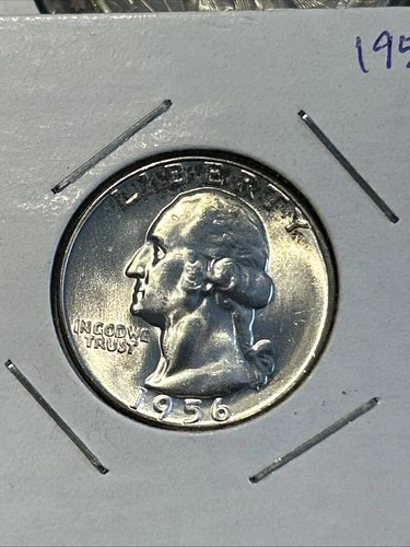 1956 WASHINGTON QUARTER Gem Uncirculated Silver