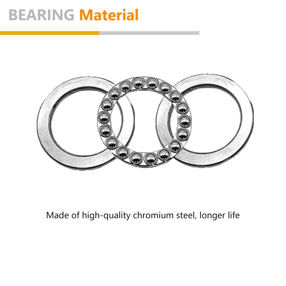QinDa 51202 Thrust Bearing (4Pcs, 15x32x12mm)