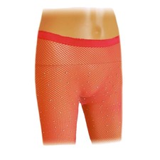 Damen Netz Strumpfhose mit Strasssteinen (One Size)