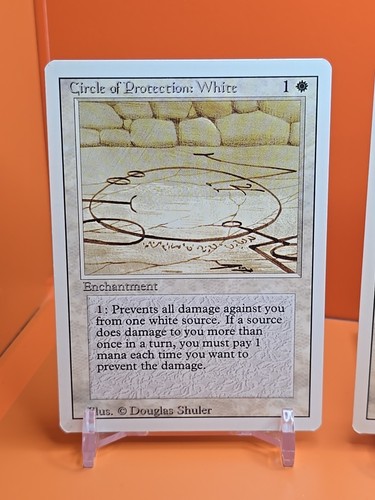 ⚪️⚪️⚪️ (4) 1994 MAGIC The Gathering COP: WHITE REVISED 3RD EDITION PLAYED ⚪️⚪️⚪️ - Picture 2 of 10