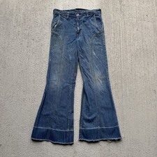 1970s Faded Women's Levi's Flare Made in USA Jeans 28x26.5
