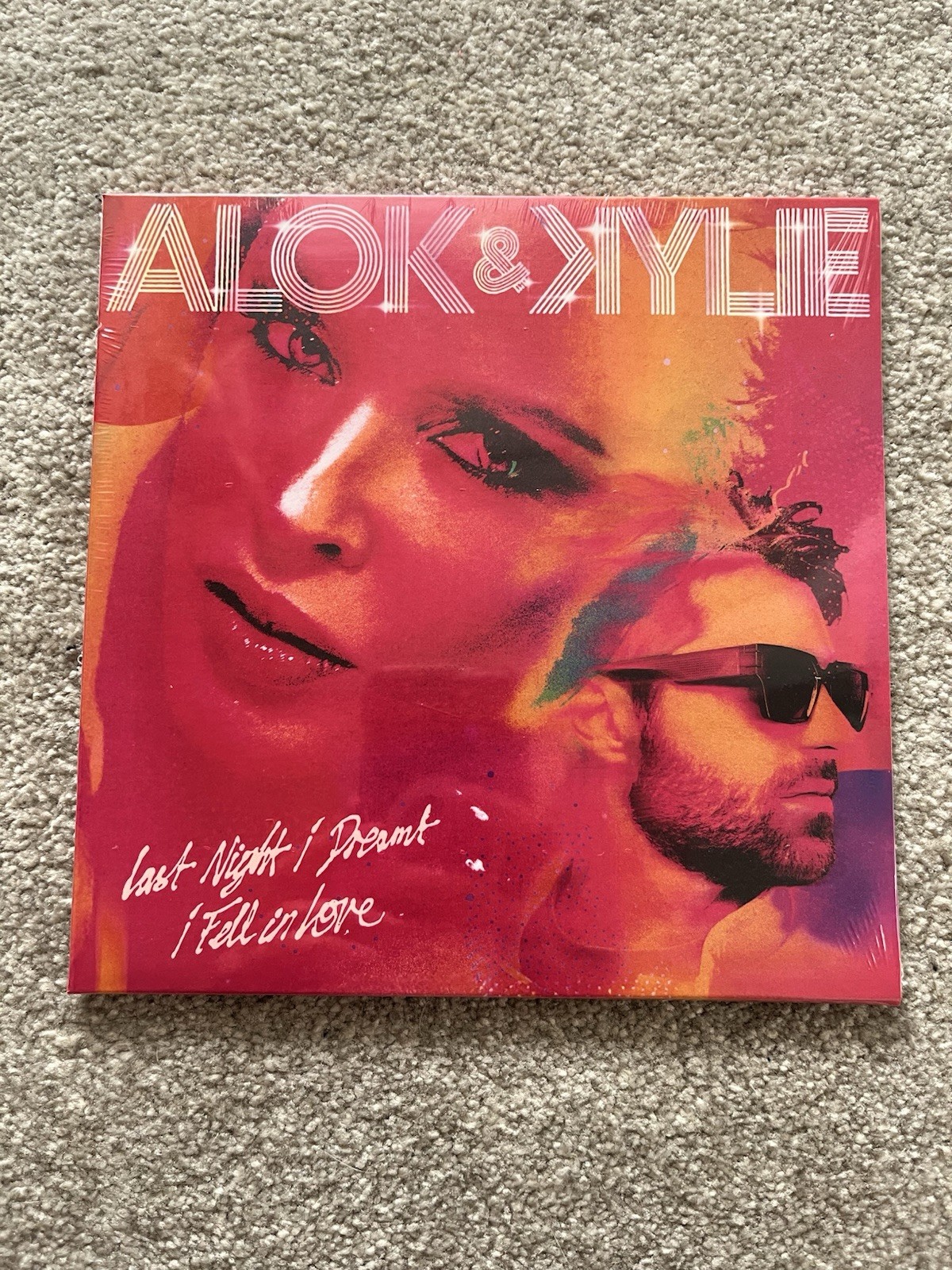 Alok & Kylie Minogue Last Night I Dreamt I Fell In Love Orange 7"" Vinyl SEALED