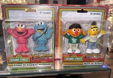 Sesame Street Figure 2-Pack Set – Elmo & Cookie Monster / Bert & Ernie NEW