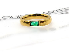 Louise Carter Treasure May (Emerald) Birthstone Ring Gold Plated sz 6