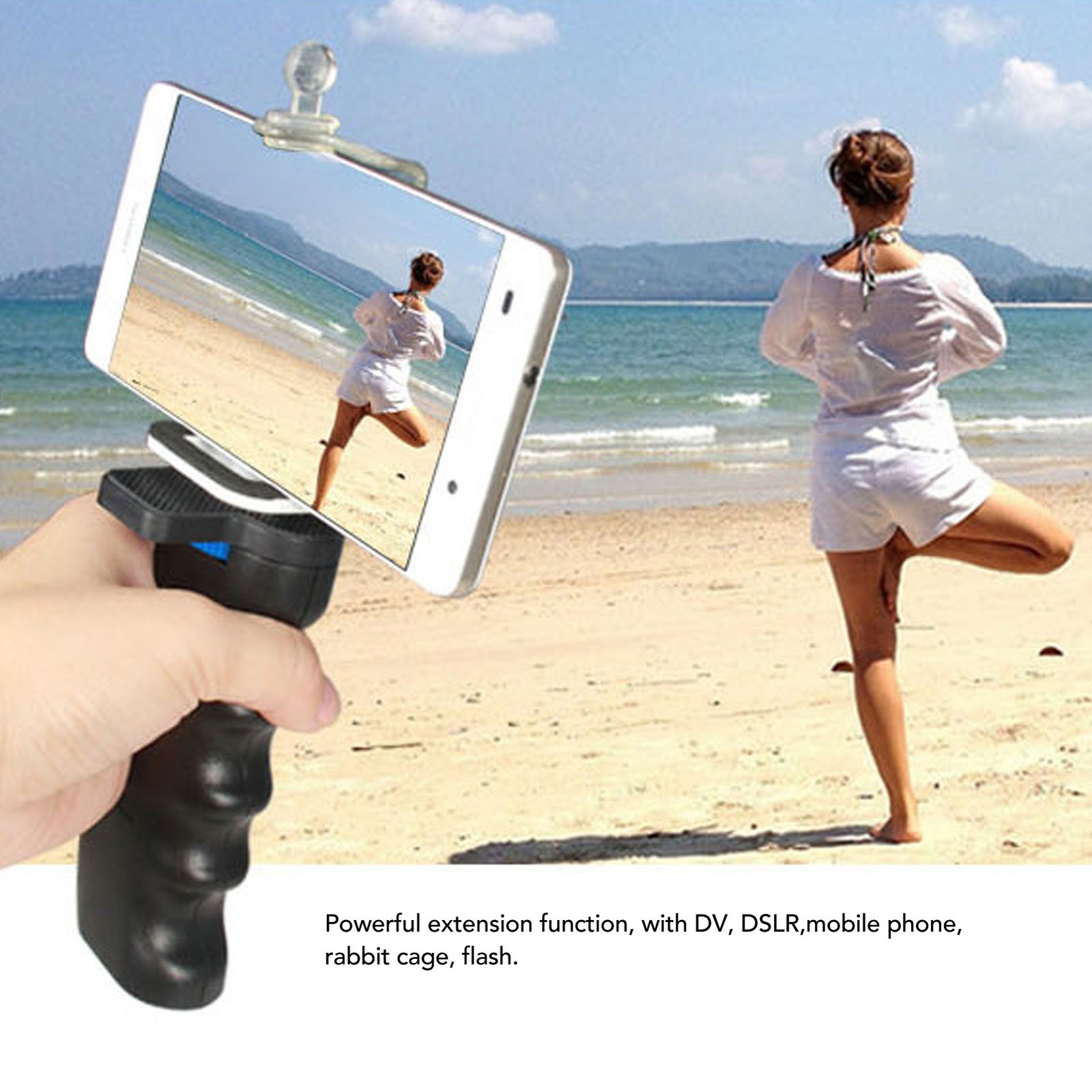 DSLR Camera Camcorder Handle Grip Holder Mount Stabilizer Portable Adjustable