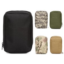 Lightweight Zipper Storage Vertical Large Capacity Package MOLLE Pouch Waist Bag