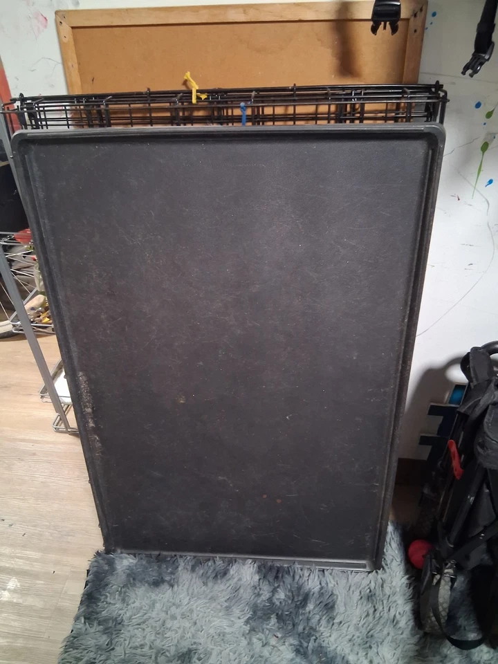  Double-Door Folding 48" Metal Dog Crate - Image 2 of 2