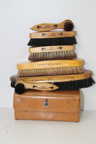 Pure Bristle Shoe Polish Brush Set