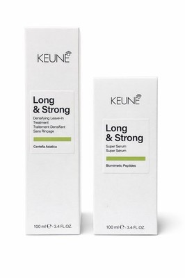 Keune Long & Strong Set Leave-In Treatment + Super Serum 3.4fl.oz Professional