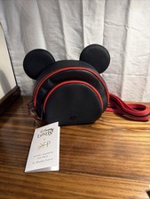 Disney x Freshly Picked Black and Red Mickey Hip Pack Anaheim New With Tags