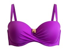 Triumph Bikini Bandeau Oberteil mit Bügel Sheen Elegance TWPD 75D 38D lila NEU