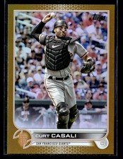 2022 Topps Update #US94 Curt Casali Gold Foil Card San Francisco Giants