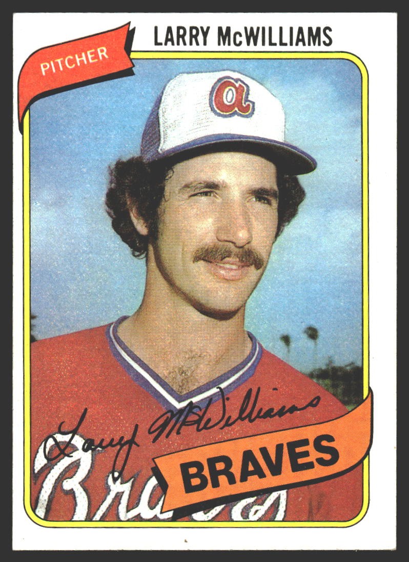 Larry McWilliams #309 1980 Topps Atlanta Braves