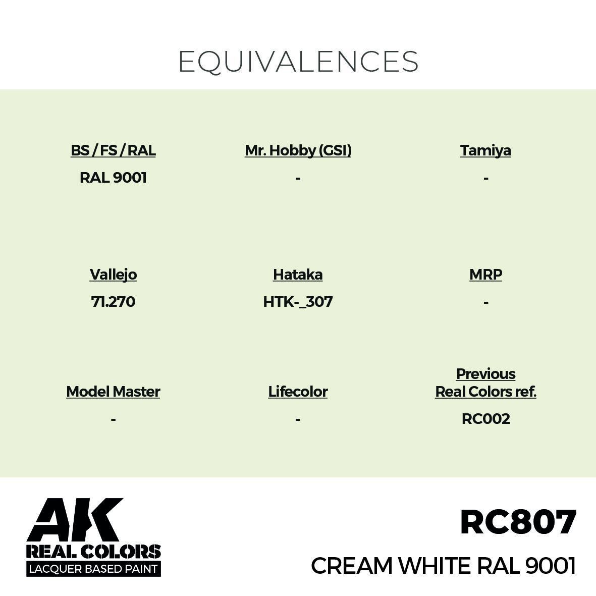 Vernice per Modellismo AK Interactive Cream White 17ml foto 4