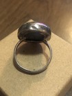 Vintage Beautiful Large Native American Dahlia Copper Turquoise Ring Size 8 — photo 3