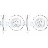 2X Delphi Bremsscheiben 300Mm Voll Hinten Passend FüR Audi A4 A5 A6 A7 Q5 |