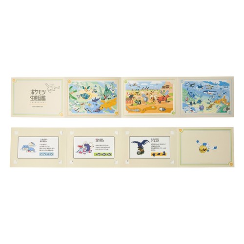 Postales Pokecology - Juego de 3 - Pokemon Ecology Encyclopedia Japonesa - Imagen 3 de 4