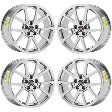 19x9 19x10 Cadillac Cts-v Coupe Bright Chrome Wheels Factory 4647 4677 Exchange