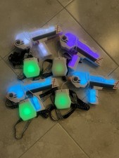 Lot Of 4 Laser X White Double Blaster 200 Laser Tag Gun Set TESTED