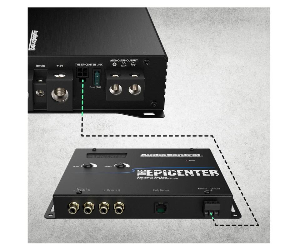 Procesador de restauración de graves AudioControl EPICENTER para estéreo de automóvil (blanco) Foto 4 de 4