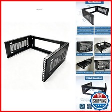 4U Wall Mount Rack 19" 14" Depth 150lbs Capacity Server Network Equipment