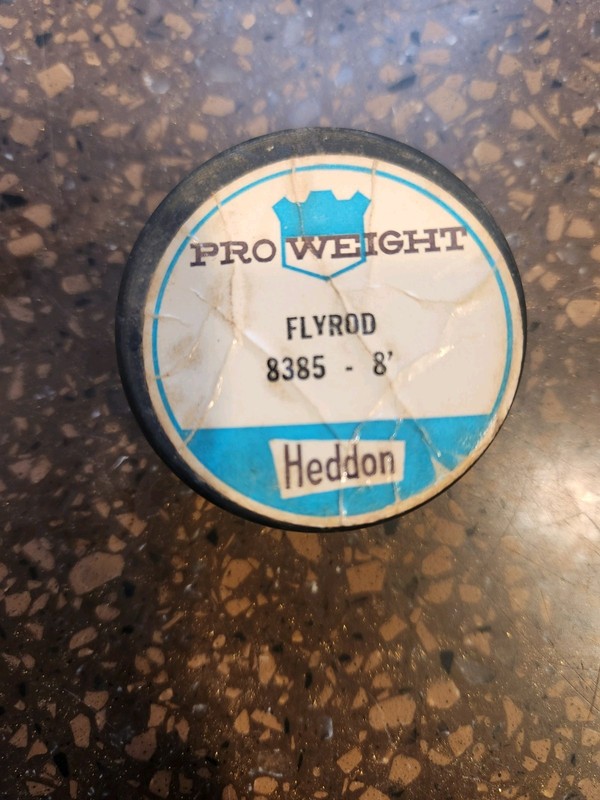 Heddon "Pro Weight" fly rod tube Cap specifically for Model 8385-8