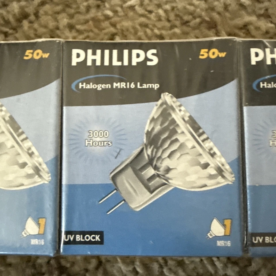 (5) Philips Lighting 50MRC16/NFL24 50 Watt Bulbs MRC16 Flood 24° 12V GU 5.3 - Image 3 of 4