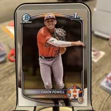 2025 Bowman chrome  Caden Powell 1st Houston Astros
