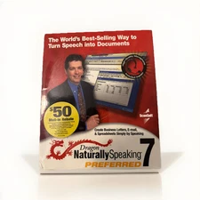 Dragon Naturally Speaking 7 Preferred - By Scansoft NIB