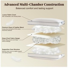 Hotel Collection Standard Bed Pillows - 600 TC