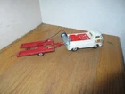Vintage Corgi  Volkswagen VW Breakdown  w/ Racing Car Trailer