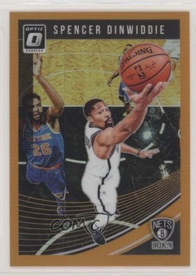 2018-19 Panini Donruss Optic Orange Prizm 194/199 Spencer Dinwiddie #106 he4