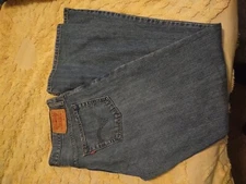 Levi's 527 Low Bootcut Men's 34x32 Medium Wash Denim Blue Jeans