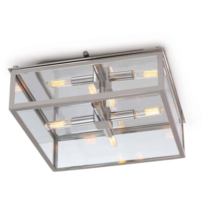 Regina Andrew 16-1282PN Ritz 4 Light 15'' Polished Nickel Ceiling Light (1183)