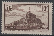 FRANCE STAMP TIMBRE YVERT N° 260 " MONT SAINT MICHEL 5F " NEUF xx LUXE K453