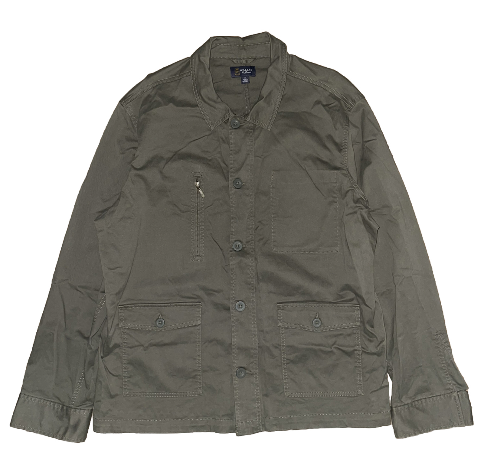 WALLIN & BROS Men's Military Field Shirt Jacket Size … Gem