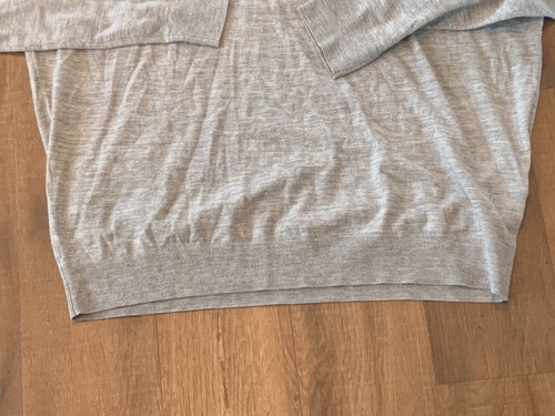 NWT XXL Peter Millar Crown Excursionist Flex Popover Hoodie Sweater Grey Wool MN - Picture 10 of 12