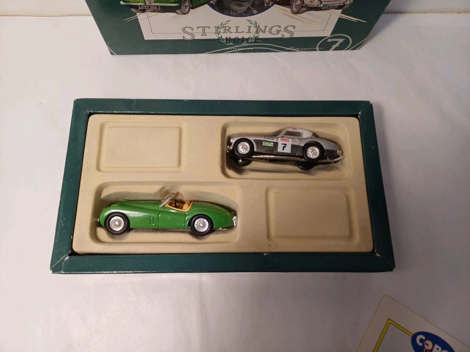 Corgi 97681 Stirling's Choice 2 Pce Set Jaguar XK120 & Austin Healey 3000 - Image 4 of 4