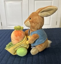 Carretilla Mary Meyer Peter Rabbit Pascua Peluche Zanahoria 7"