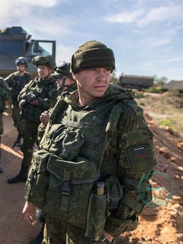 Kopie Russische Körperpanzerung Taktische Weste Russische Armee Tarnung Furchtloser Krieger - Bild 4 von 5