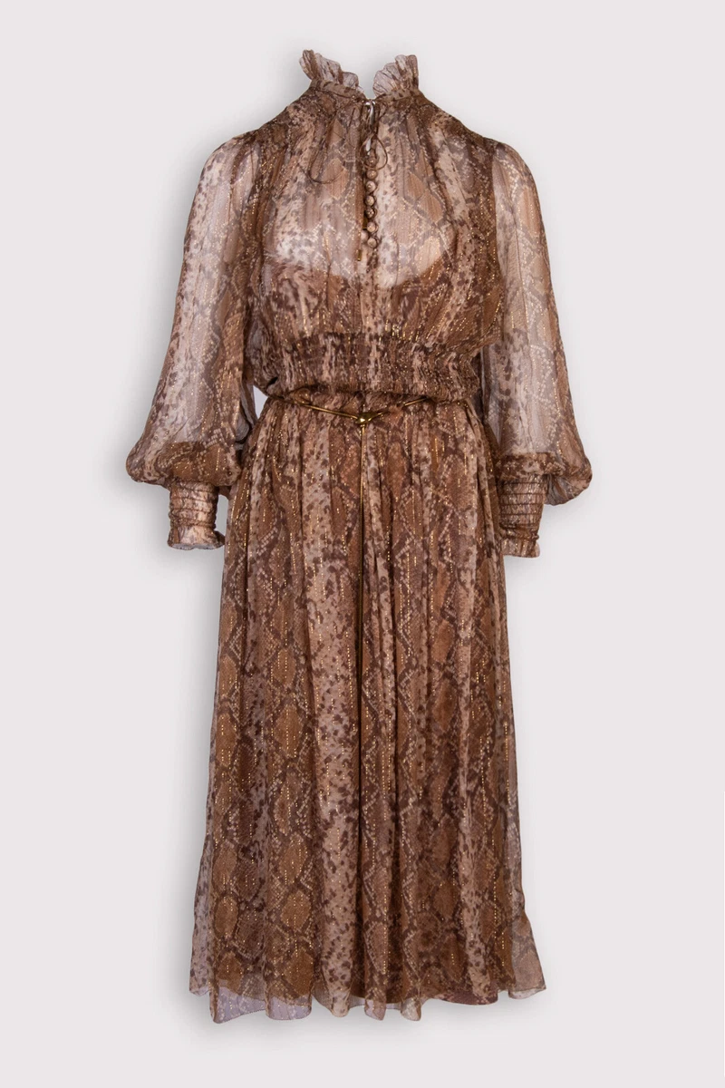 Zimmermann 2025 snakeskin dress