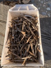 Full Box Of Used Horseshoe Nails Over 2 Pounds Great For Crafts