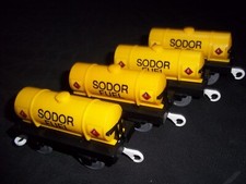 FOUR TOMY ROLLING STOCK SODOR FUEL TANKERS