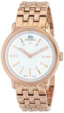 88 Rue Du Rhone 87WA120014 Women's Diamond Swiss Double 8 Origin Rose Gold Watch