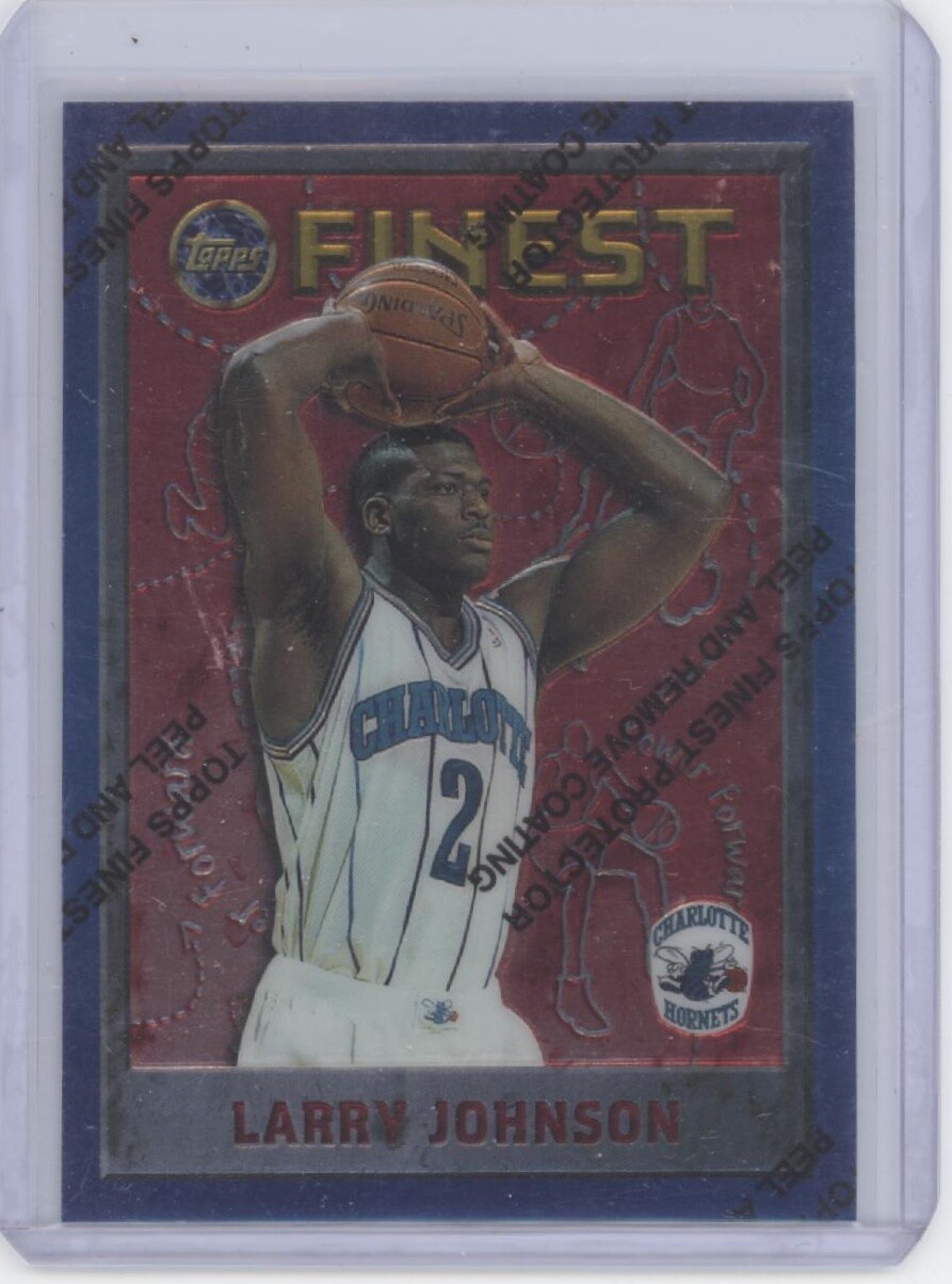 1995-96 Finest #233 Larry Johnson Charlotte Hornets