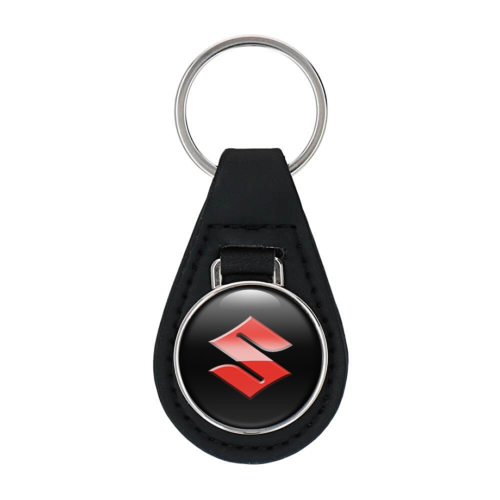 Leder Schlüsselanhänger Suzuki Premium-Qualität Schlüsselhalter Autozubehör - Bild 1 von 12