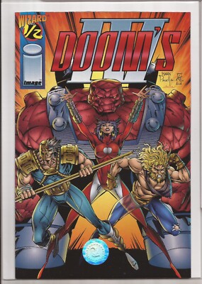 DOOM'S IV #1/2 - WIZARD/EXTREME STUDIOS SPECIAL PROMO ISSUE W/WIZARD COA