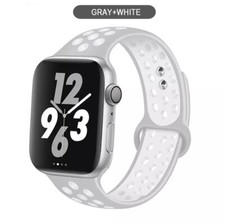 Apple Watch Sport 38mm 7000 Series Silver Aluminum Case White Sport Band  online kaufen | eBay