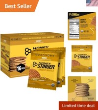 Honey Stinger Organic Energy Waffles - 16 Count for Optimal Workout Power
